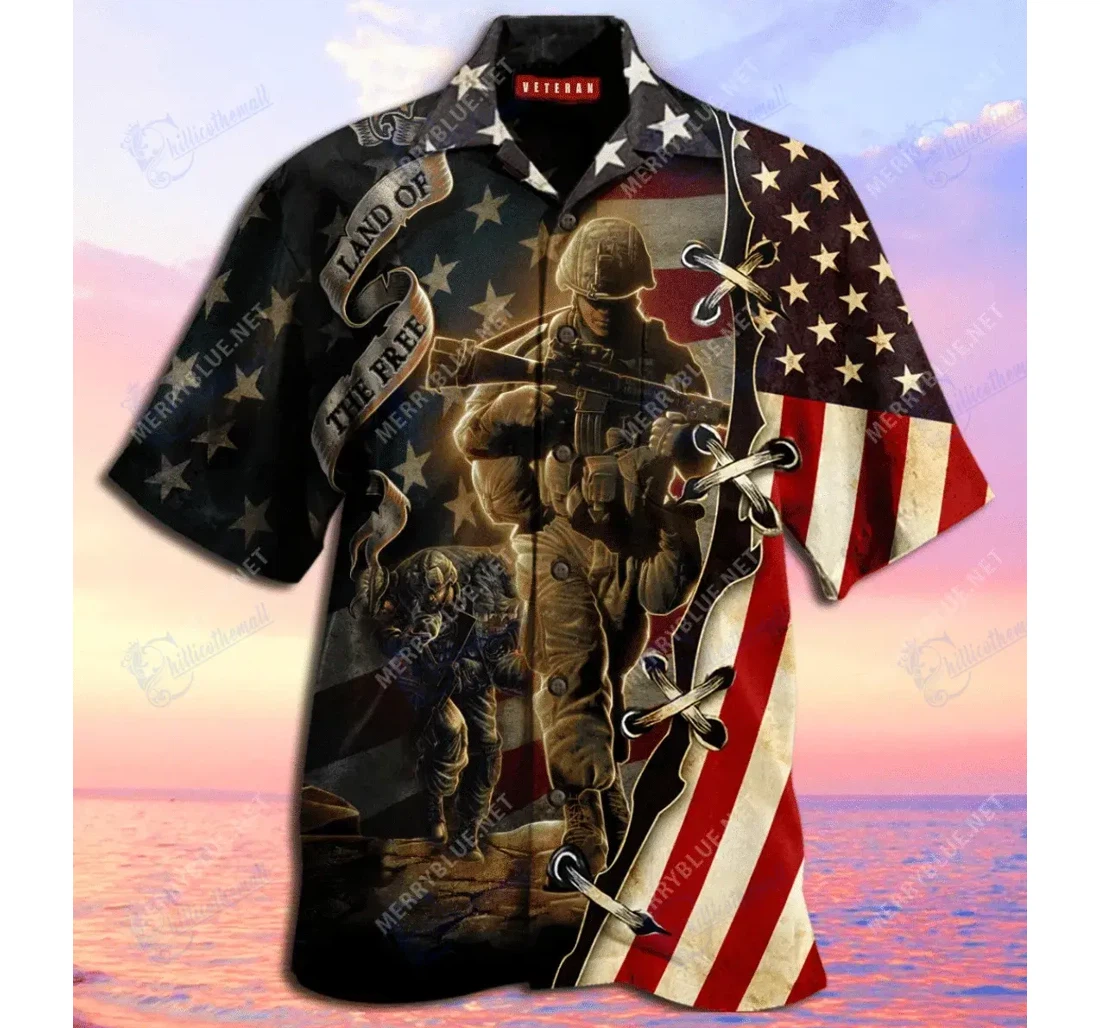 Personalized Amazing Proud Memories Veteran Hawaiian Shirt, Button Up Aloha Shirt For Men, Women