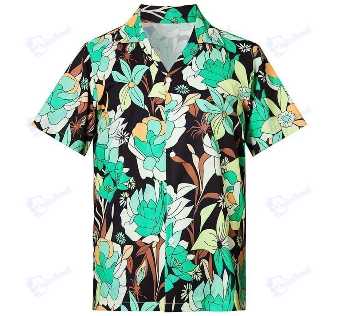 Personalized Find Mens Flowers Hawaiian Shirt, Button Up Aloha Shirt For Men, Women