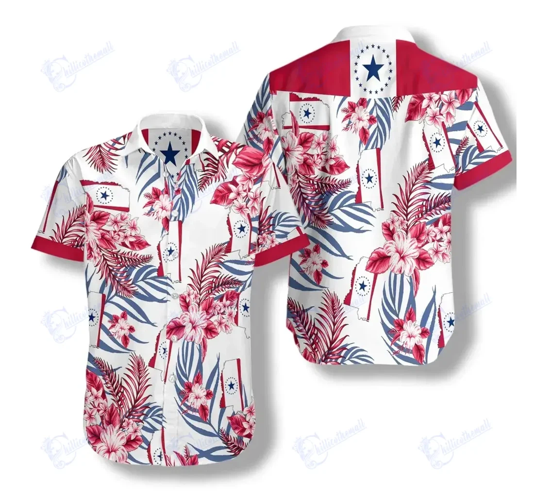 Personalized Mississippi Proud Hawaiian Shirt, Button Up Aloha Shirt For Men, Women