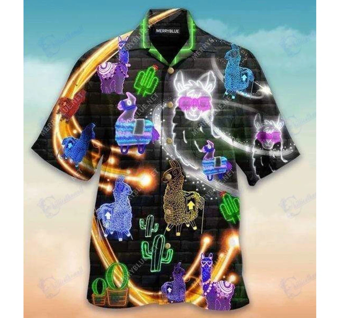 Personalized High Quality Youre A Llamazing Hawaiian Shirt, Button Up Aloha Shirt For Men, Women