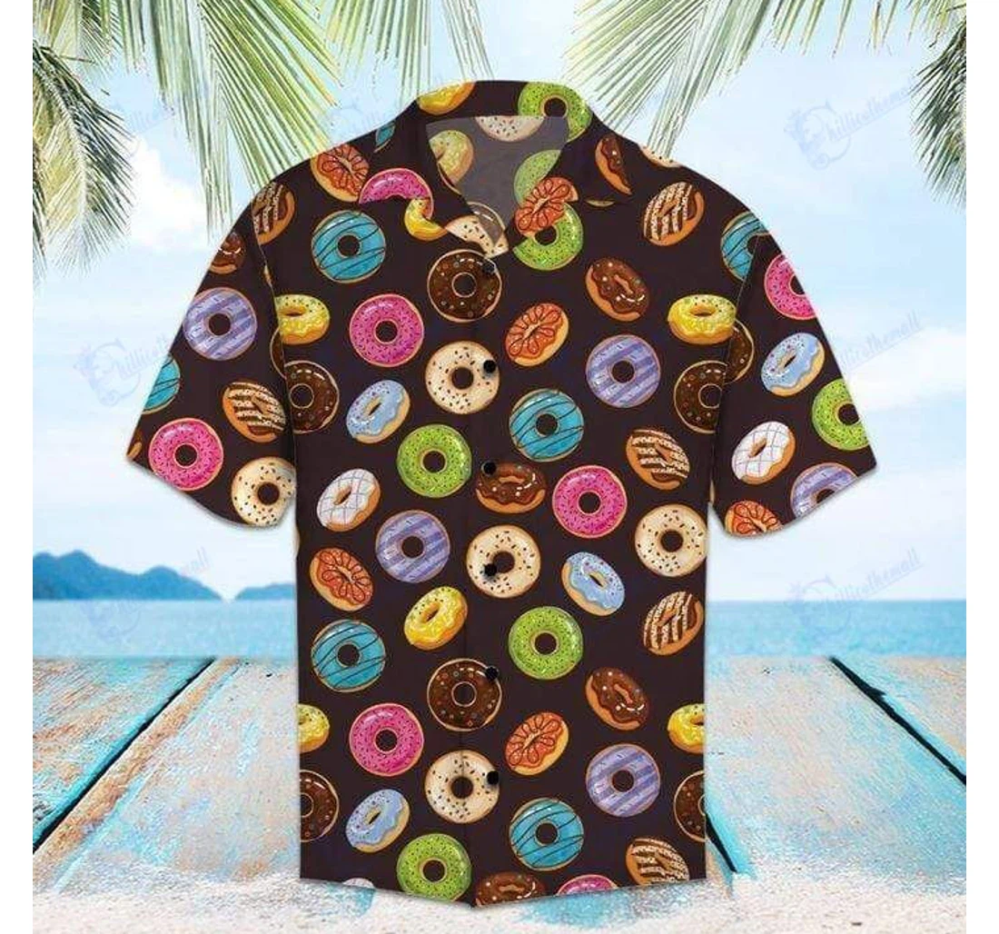 Personalized Amazing Donut Love Dh-zides Sport Hawaiian Shirt, Button Up Aloha Shirt For Men, Women