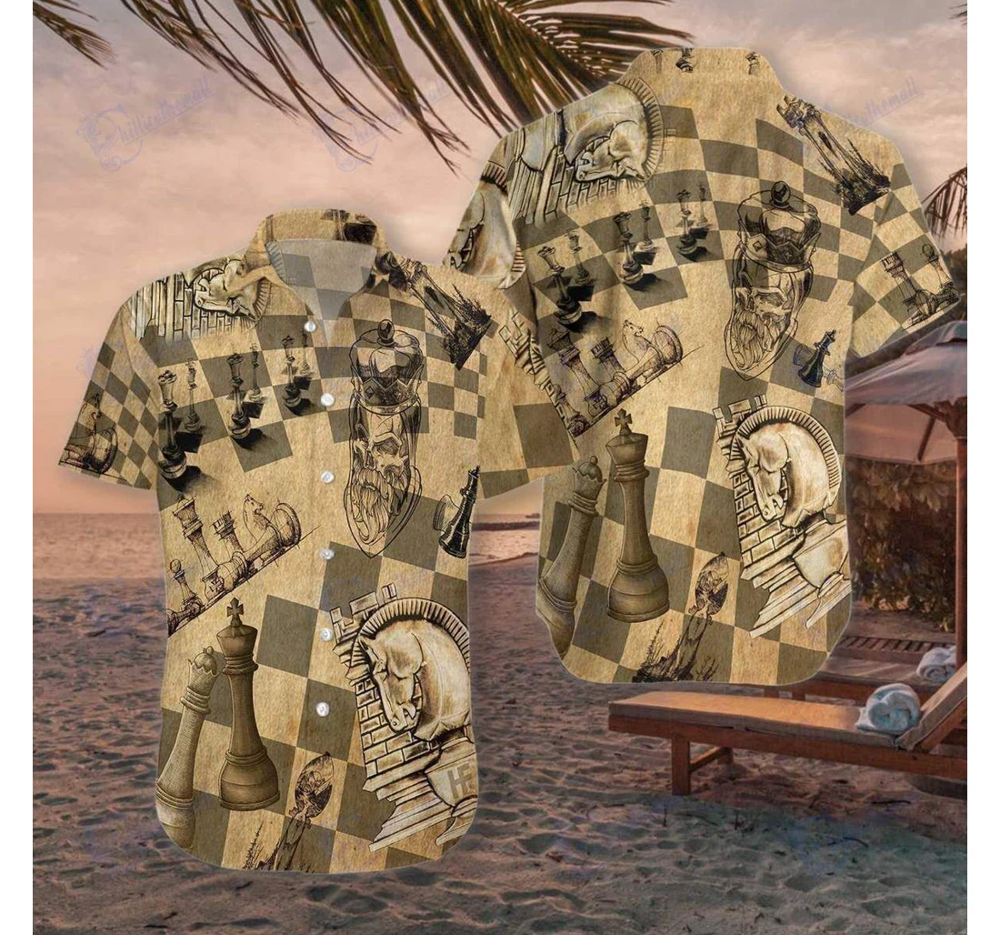 Personalized Amazing Chess Hawaiian Shirt, Button Up Aloha Shirt For Men, Women