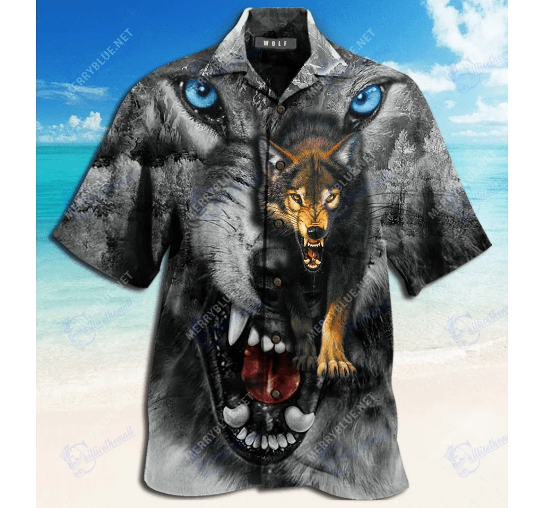 Personalized Amazing Wolf Quitting Is Not Shirt-zides Sport Hawaiian Shirt, Button Up Aloha Shirt For Men, Women