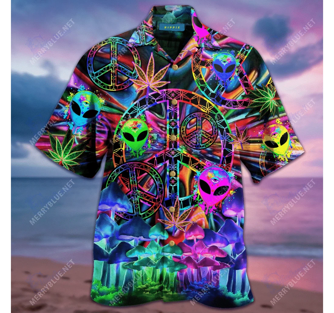 Personalized Stay Trippy Little Hippie Shirt-zides Sport Hawaiian Shirt, Button Up Aloha Shirt For Men, Women
