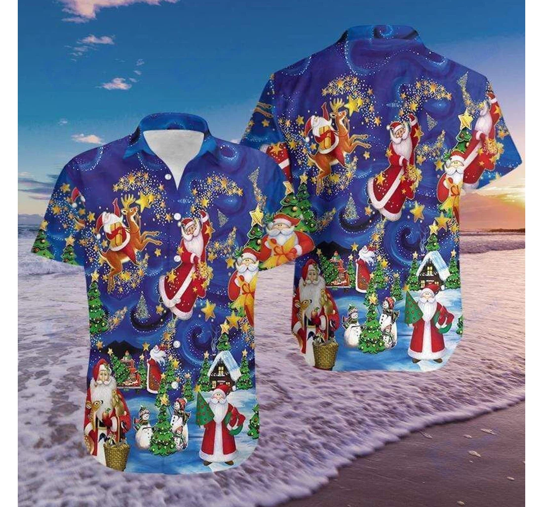 Personalized Believe In The Magic Of Christmas Dh Hawaiian Shirt, Button Up Aloha Shirt For Men, Women