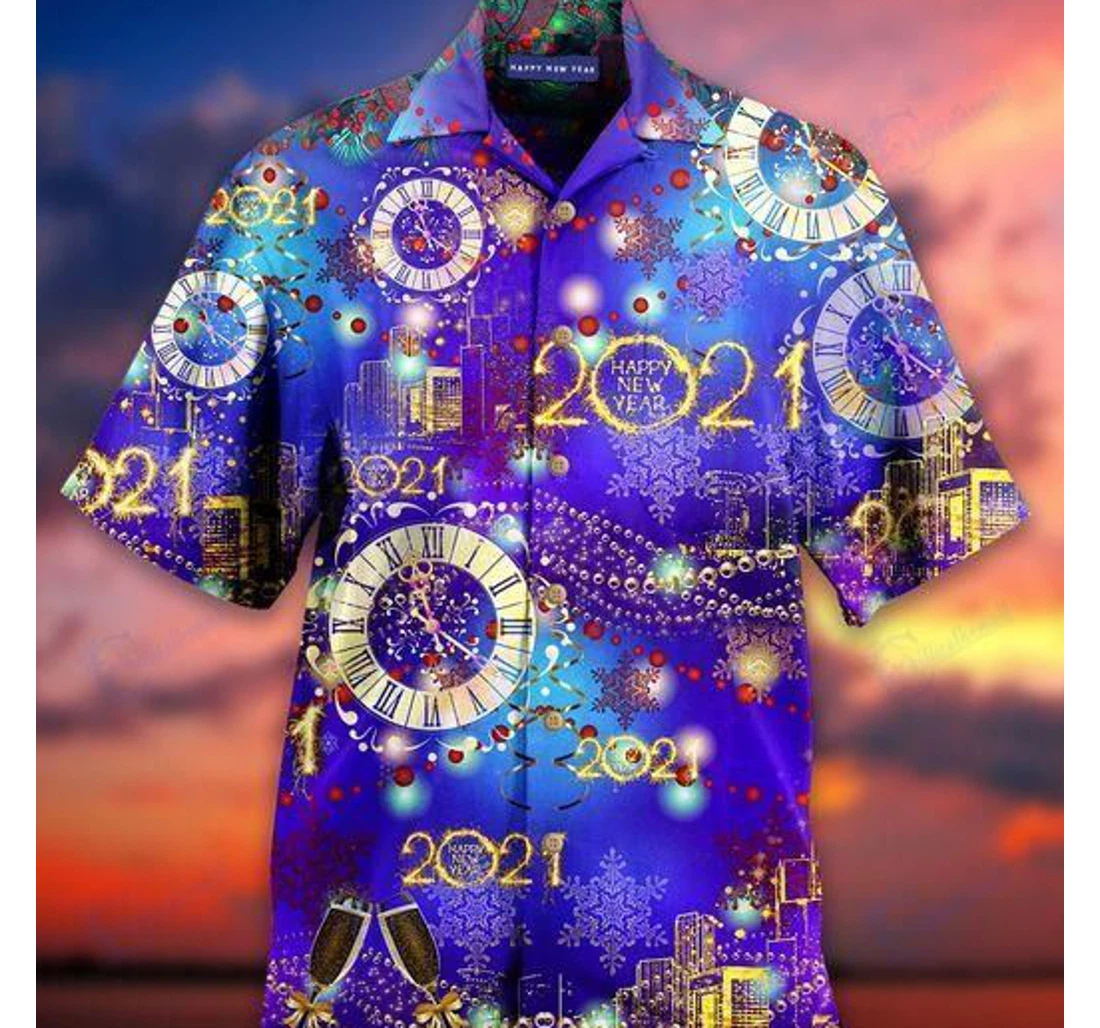 Personalized Discover Cool Amazing Happy New Year Hawaiian Shirt, Button Up Aloha Shirt For Men, Women