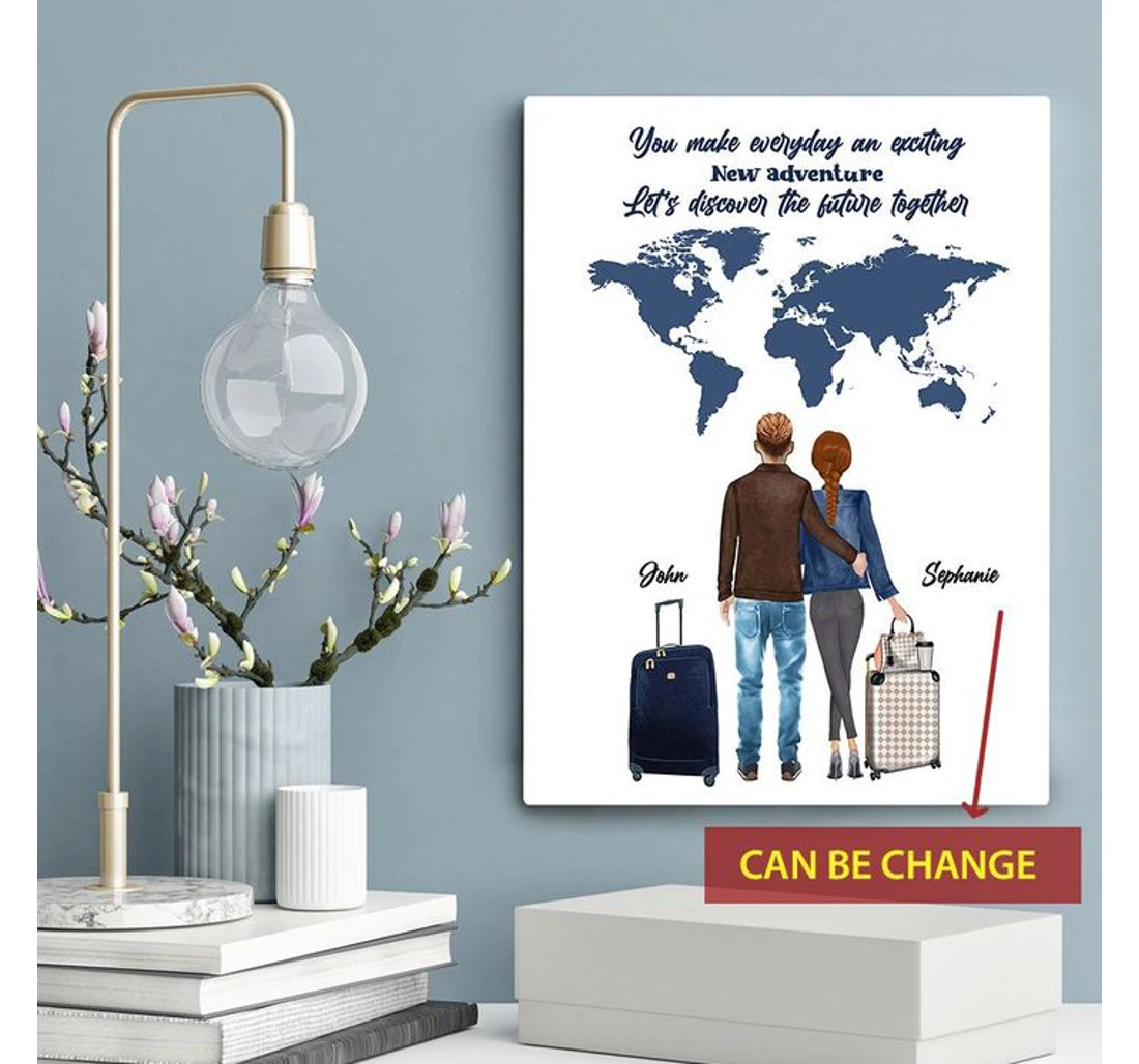 Poster, Canvas - You Make Everything An Exciting New Adventure Let 8217 S Discover The Future Together John And Sephanie Custom Print Framed Wall Art