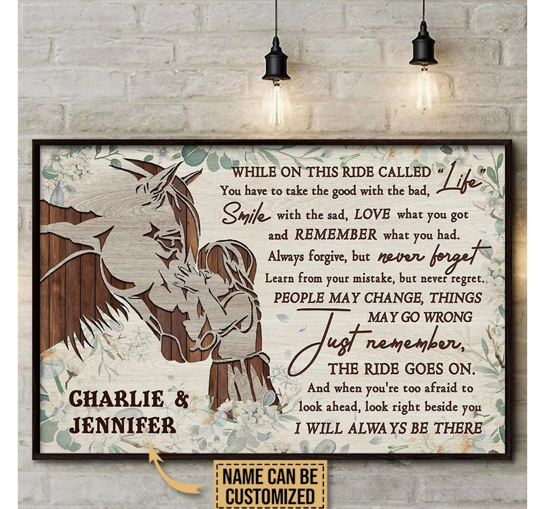 Poster, Canvas - Guitar This Is Us A Little Bit Crazy A Little Bit Loud And A Whole Lot Of Love Custom Print Framed Wall Art