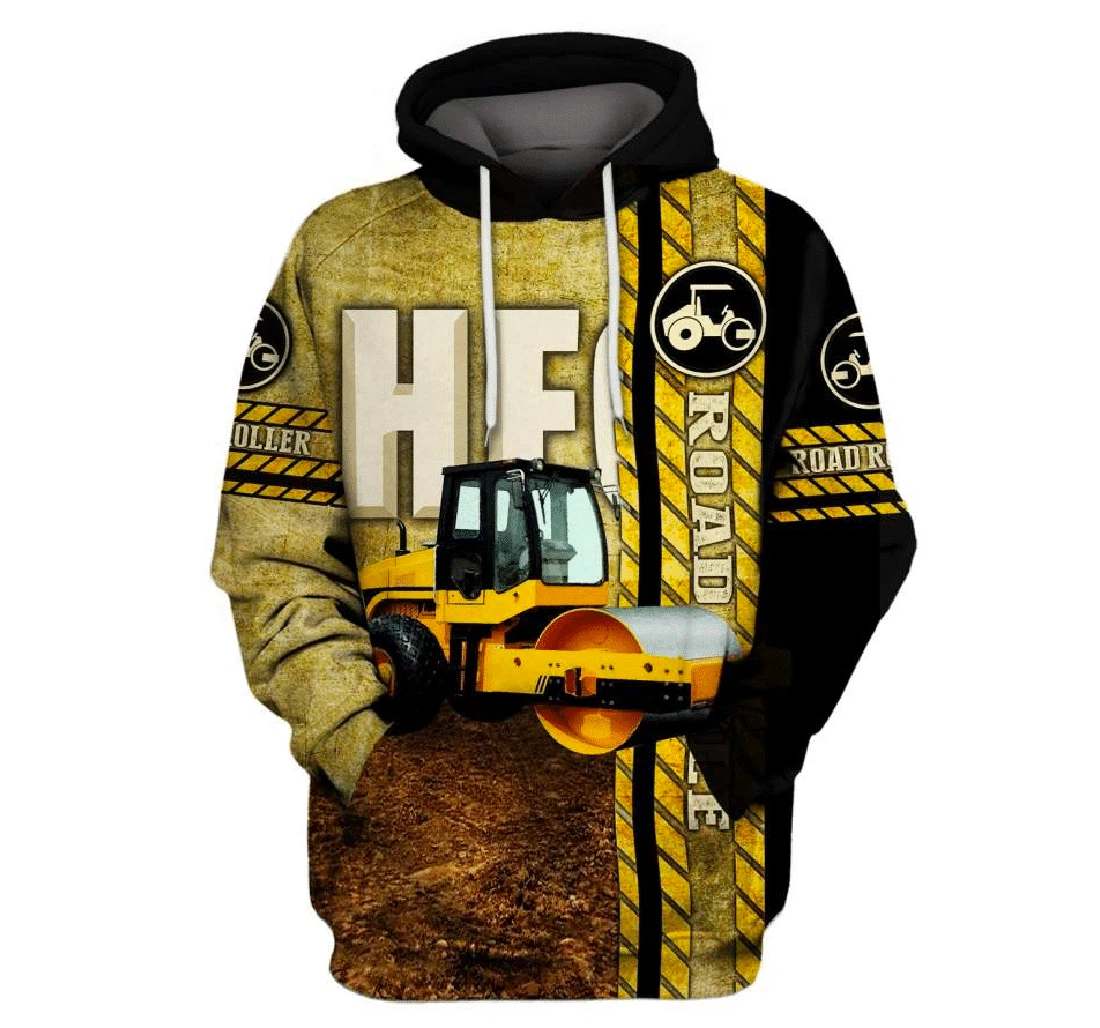 Personalized Heavy Roadroller Love - 3D Printed Pullover Hoodie