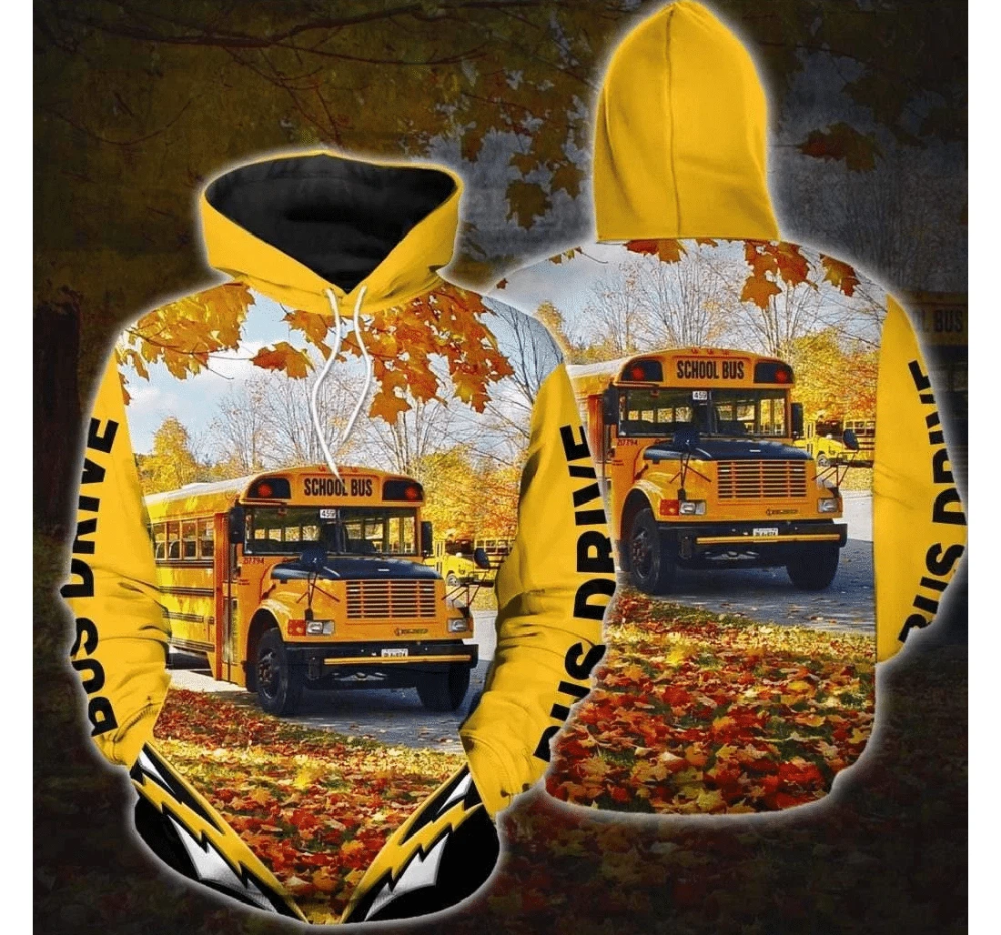 Personalized School Bus Driver Lh - 3D Printed Pullover Hoodie