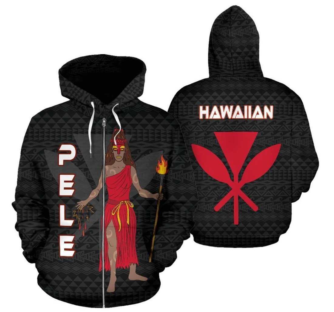 Personalized Polynesian Hawaii Up Wakea Hawaiian God Of The Myths Legends Kbavh - 3D Printed Pullover Hoodie