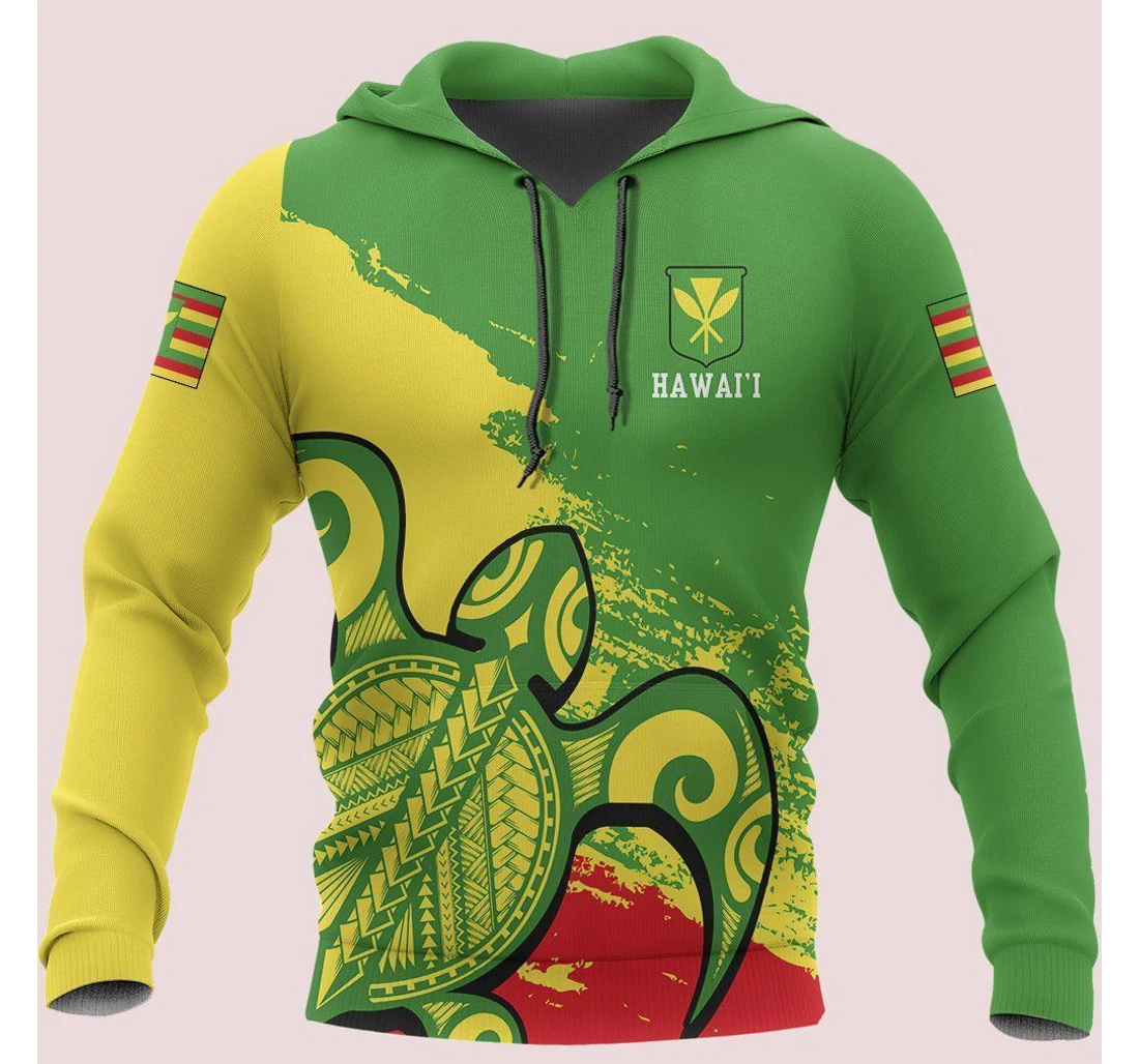 Personalized Hawaii Kanaka Maoli Turtle Special Otbbx - 3D Printed Pullover Hoodie