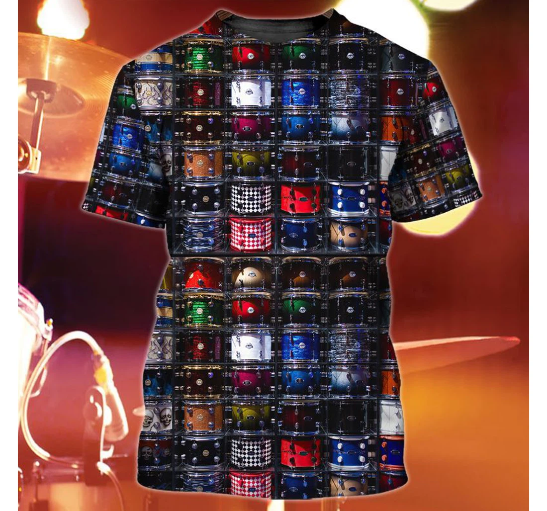 Personalized Drummer Drummer Collection - 3D Printed Pullover Hoodie