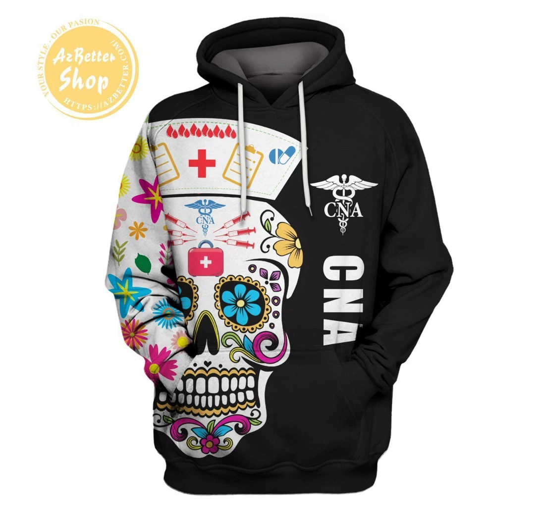 Personalized Cna Skull Tools New - 3D Printed Pullover Hoodie
