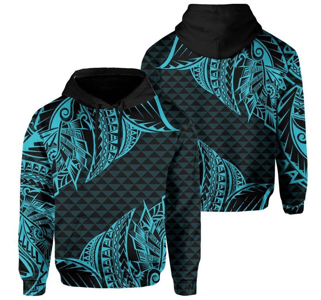 Personalized Hawaii Maka Polynesian Hfiabd - 3D Printed Pullover Hoodie