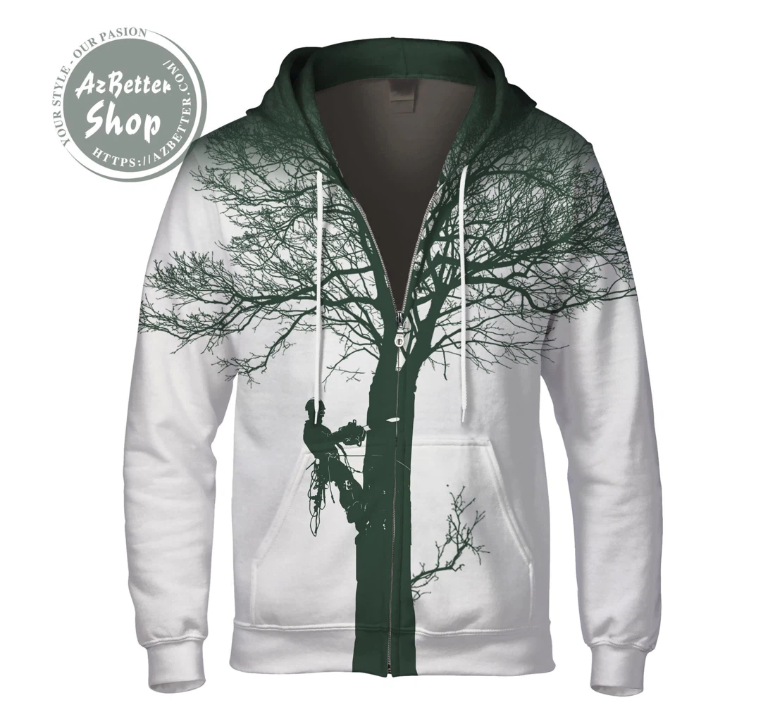 Personalized New Logger Daily Work - 3D Printed Pullover Hoodie