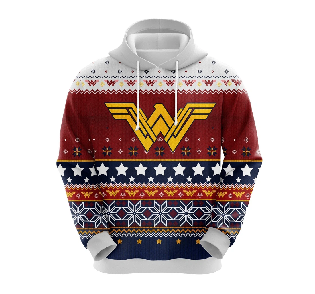 Personalized Wonder Christmas Cute Noel Mc Ugly Amazing Idea Thanksgiving - 3D Printed Pullover Hoodie
