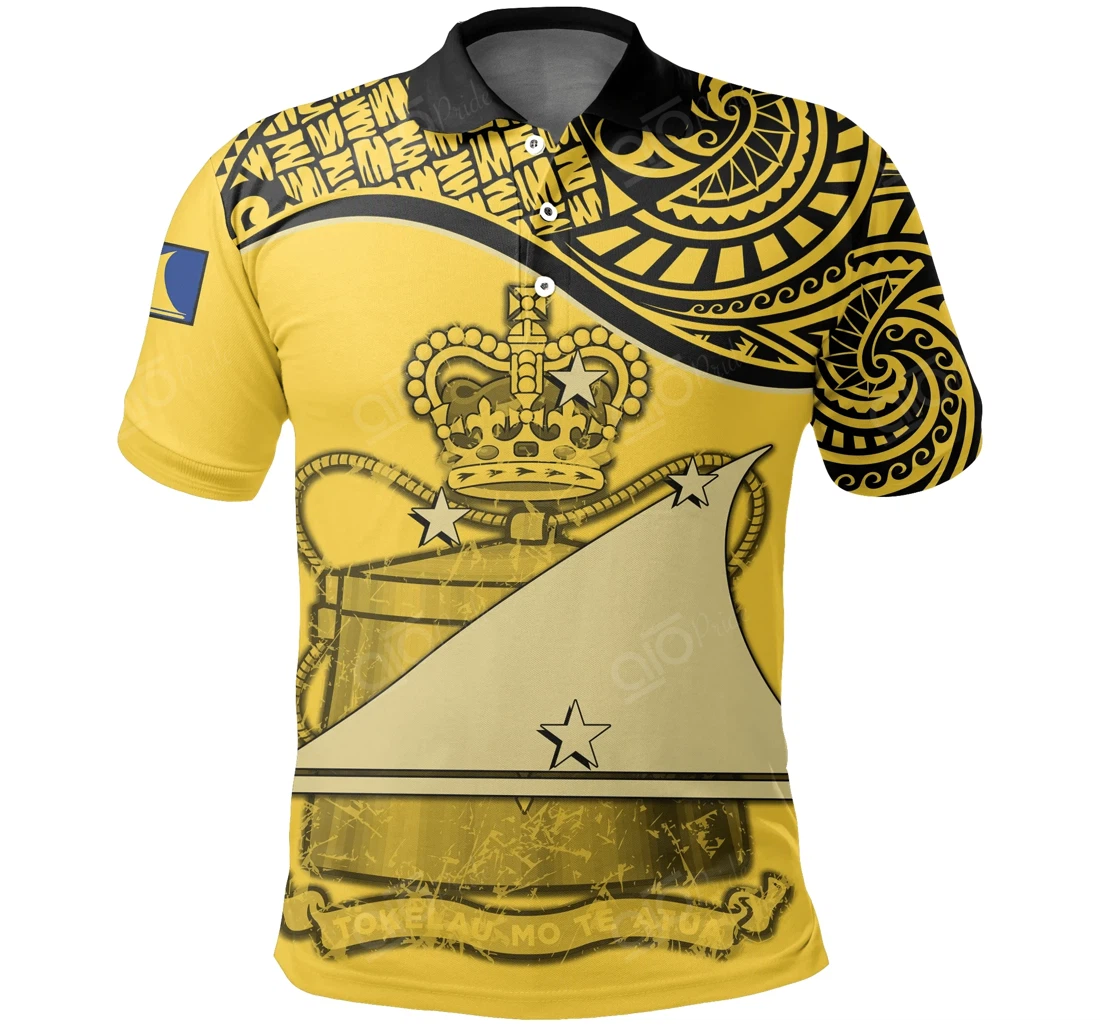 Personalized Tokelau Yellow - Polo Shirt