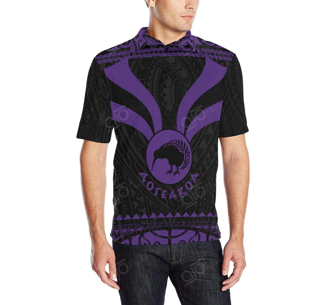 Personalized Maori Aotearoa T - Polo Shirt