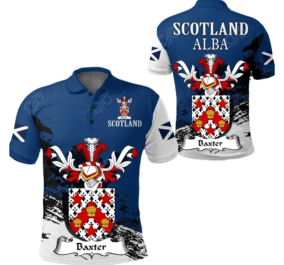 Personalized Baxter Scottish Family Crest Scotland Special - Golf - Polo Shirt