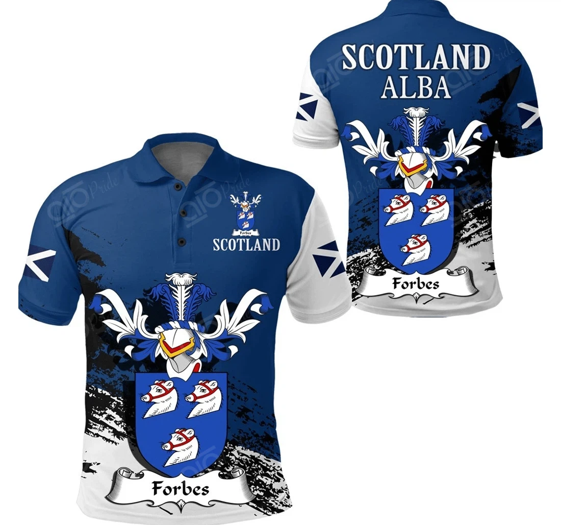 Personalized Forbes Ii Scottish Family Crest Scotland Special - Golf - Polo Shirt