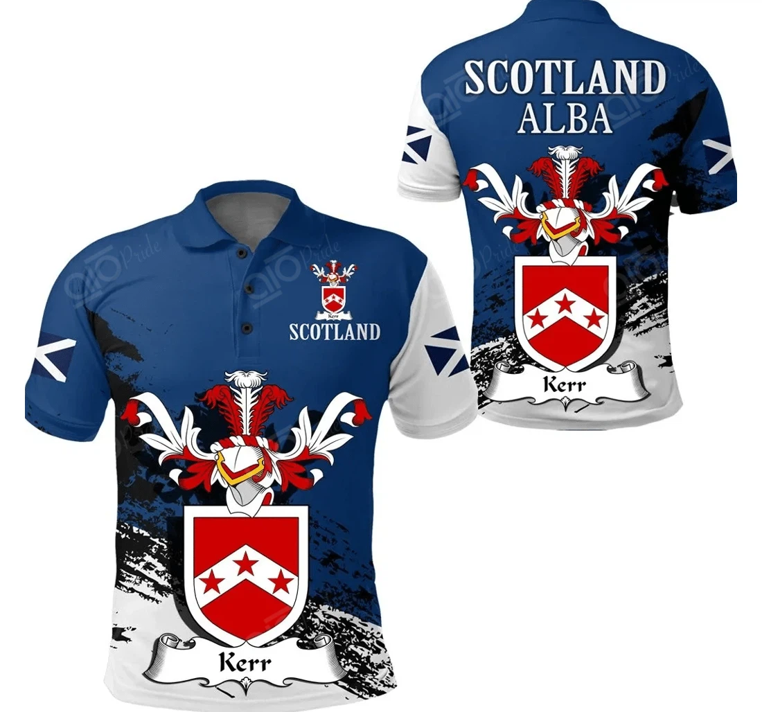 Personalized Kerr Scottish Family Crest Scotland Special - Golf - Polo Shirt