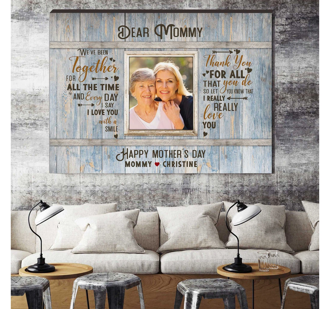 Poster, Canvas - Personalized Mothers Day Last Minute Mother Daughter Mothers Day From Daughter Print Framed Wall Art