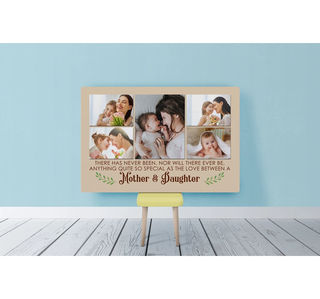 Personalized Poster, Canvas - Custom Mom Mother And Daughter Collage Mom Mother's Day Mother Jc845 Print Framed Wall Art