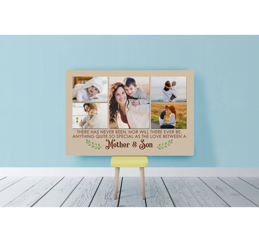 Personalized Poster, Canvas - Custom Mom Mother And Son Collage Mom Mother's Day Mother Jc844 Print Framed Wall Art