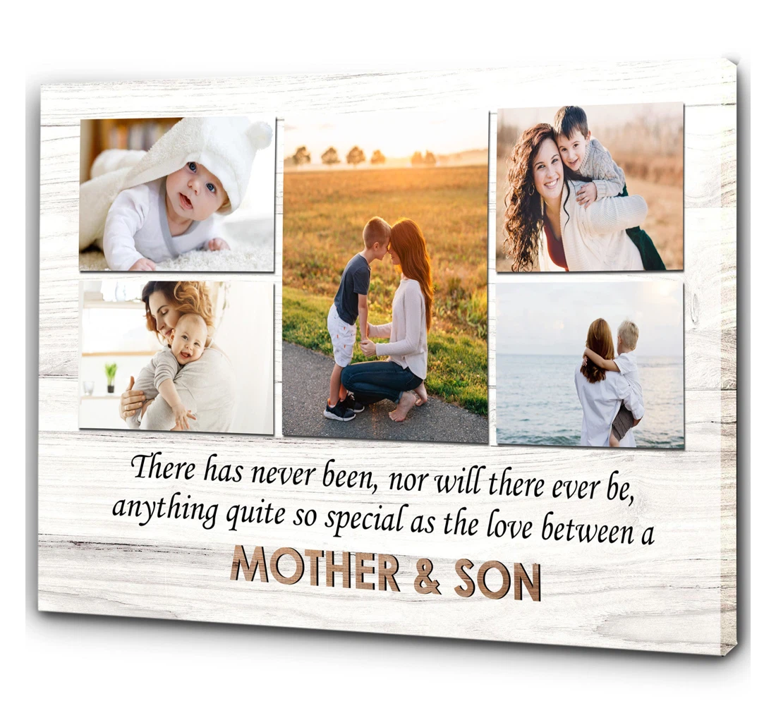 Poster, Canvas - Mother Daughter Personalized Custom Collage Mother's Day New Mom Keepsake N2482 Print Framed Wall Art