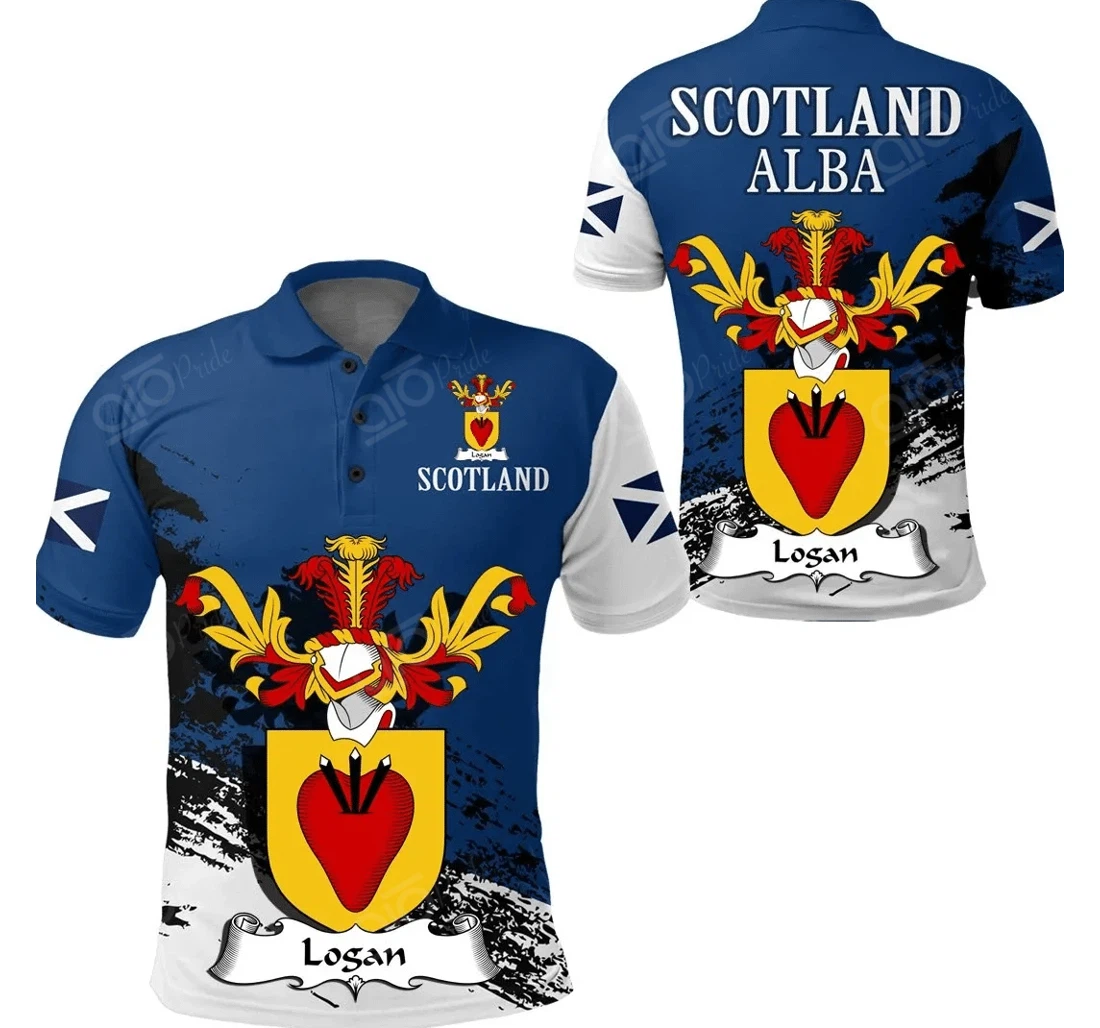 Personalized Logan Scottish Family Crest Scotland Special - Golf - Polo Shirt