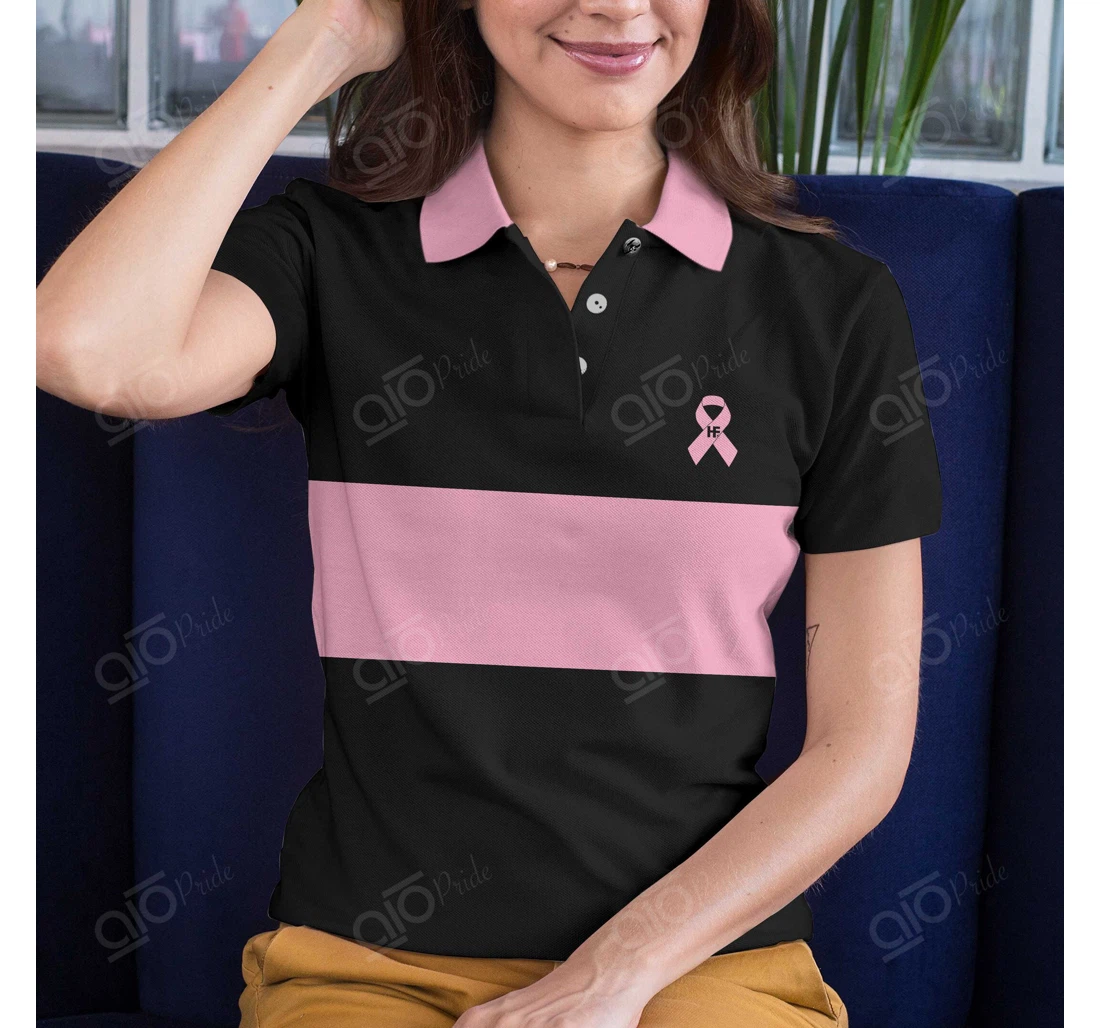 Personalized Breast Cancer Awareness Ribbon Thoughtful Breast Cancer Survivor - Polo Shirt