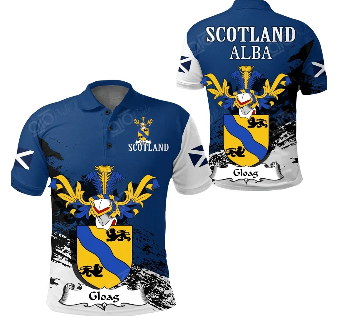 Personalized Gloag Scottish Family Crest Scotland Special - Golf - Polo Shirt