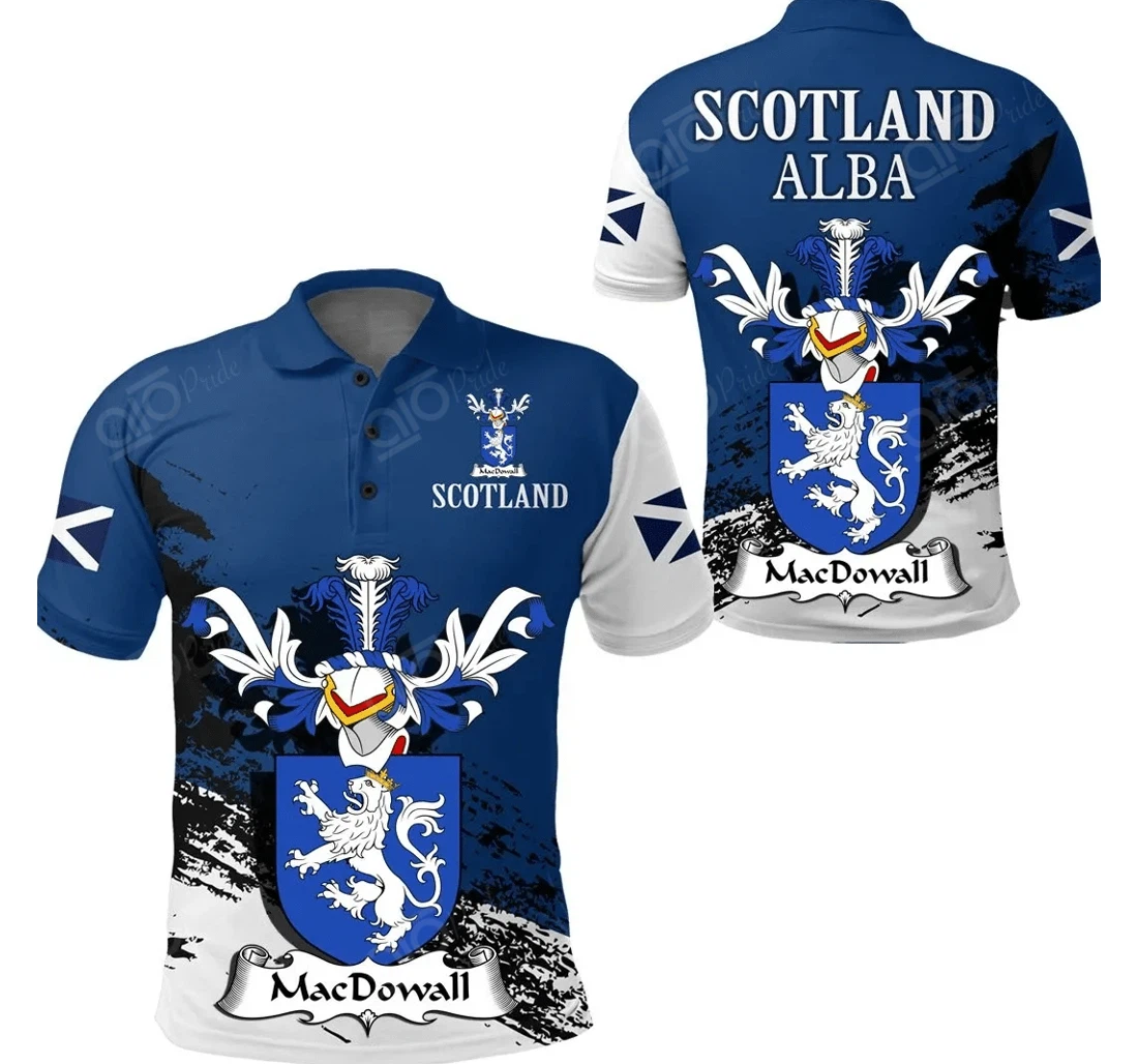 Personalized Macdowall Scottish Family Crest Scotland Special - Golf - Polo Shirt