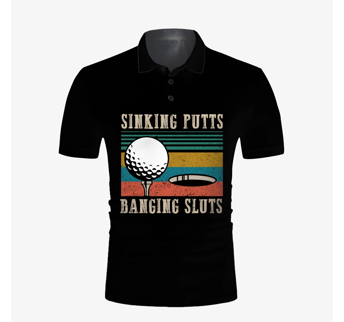 Personalized Golf Sinking Putts - Polo Shirt
