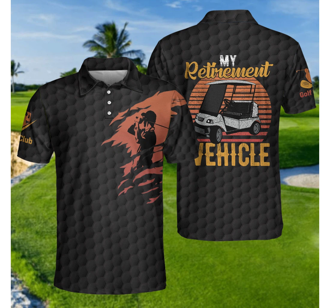 Personalized My Retirement Vehicle Golf - Polo Shirt