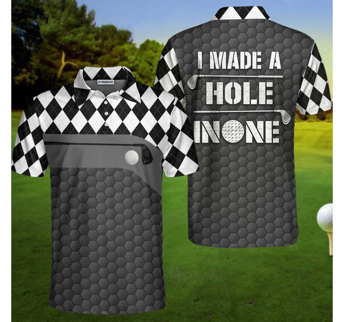 Personalized I Made A Bogey On Every Hole Argyle - Polo Shirt