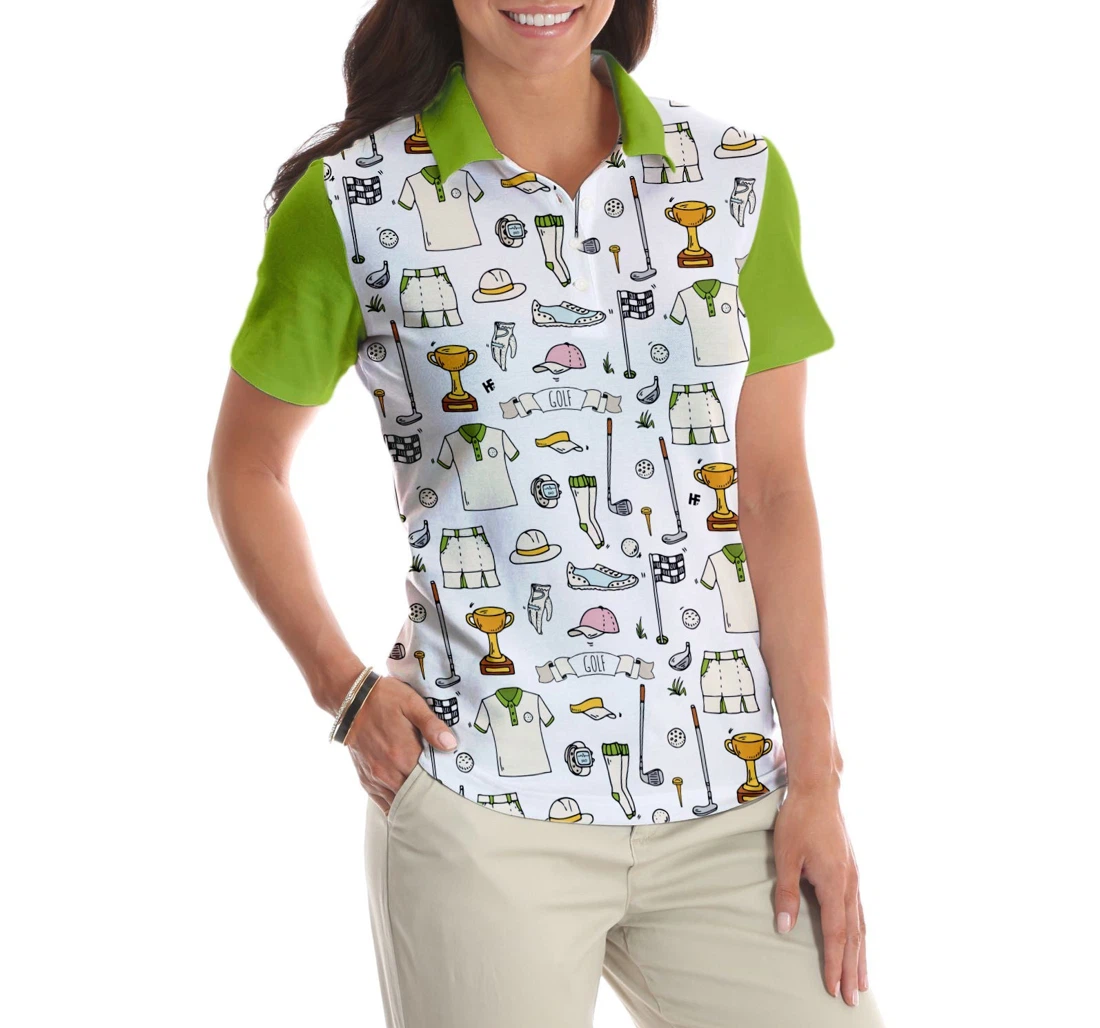 Personalized Golf Life In Green - Polo Shirt