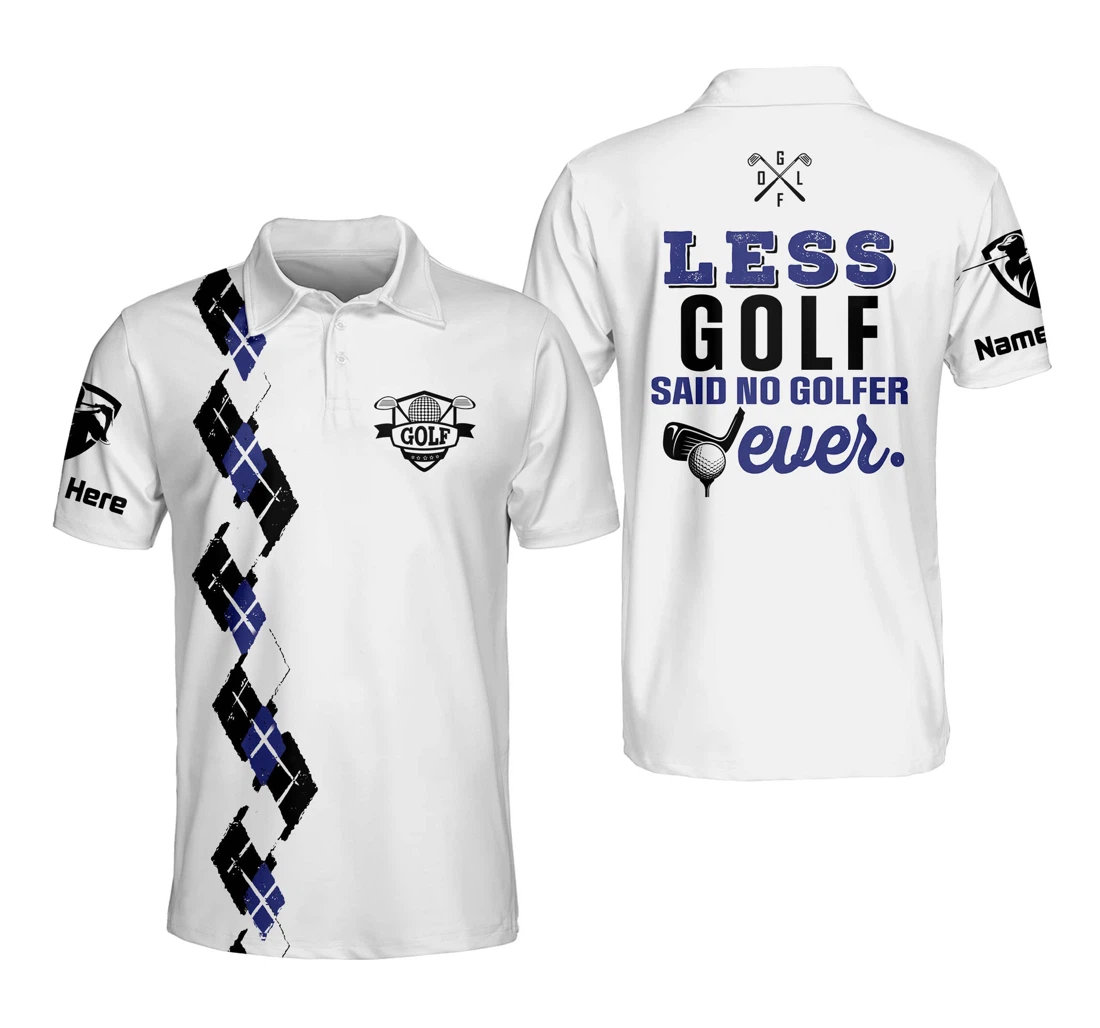 Personalized Funny Golf Shirts For Less Golf Said No Golfer Men's Golf Shirts Dry Fit Gm0124 - Polo Shirt