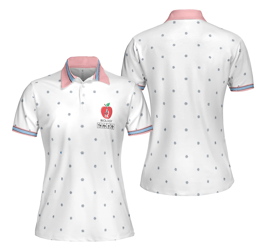 Personalized Biology Teacher I Love Biology - Best Gift For Biology Teachers - Polo Shirt