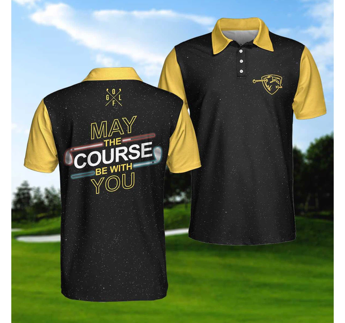 Personalized May The Course Be With You Golf For Po1433 - Polo Shirt