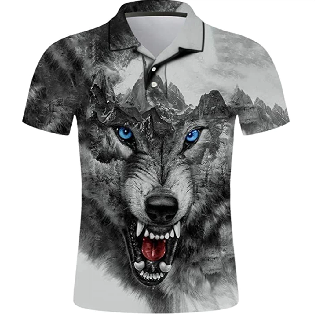 Personalized Fantasy Animal Wolf Graphic For Po1211 - Polo Shirt