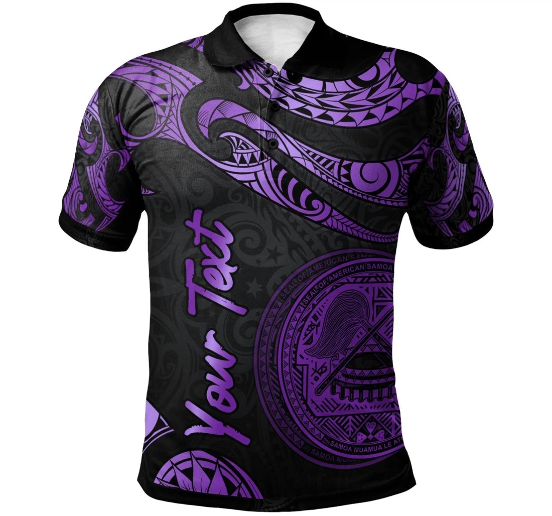 American Samoa Polynesian Custom Name For - Polo Shirt