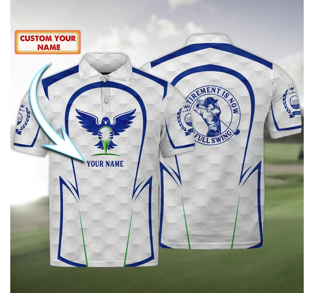 Retirement Golf Custom Name For - Polo Shirt