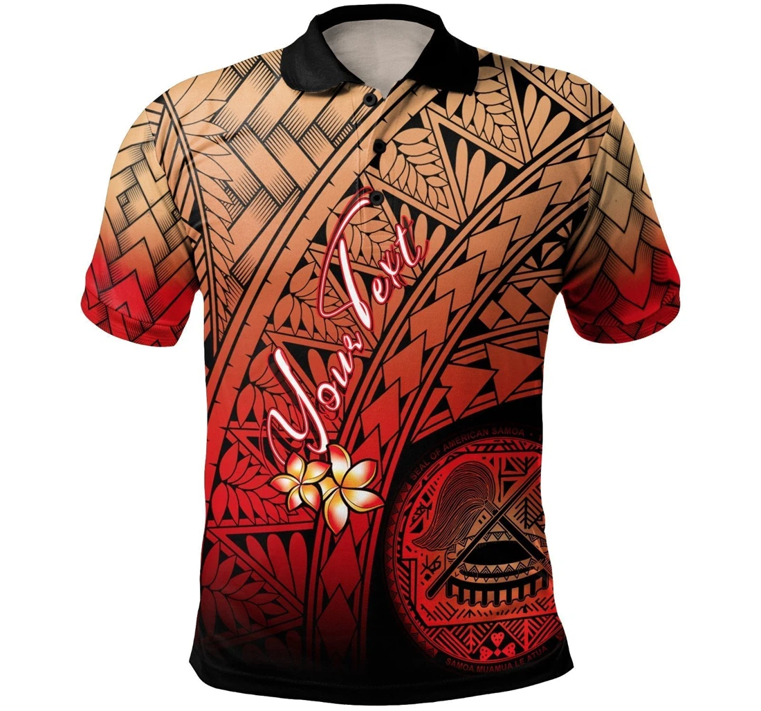 American Samoa Polynesian Custom Name For - Polo Shirt