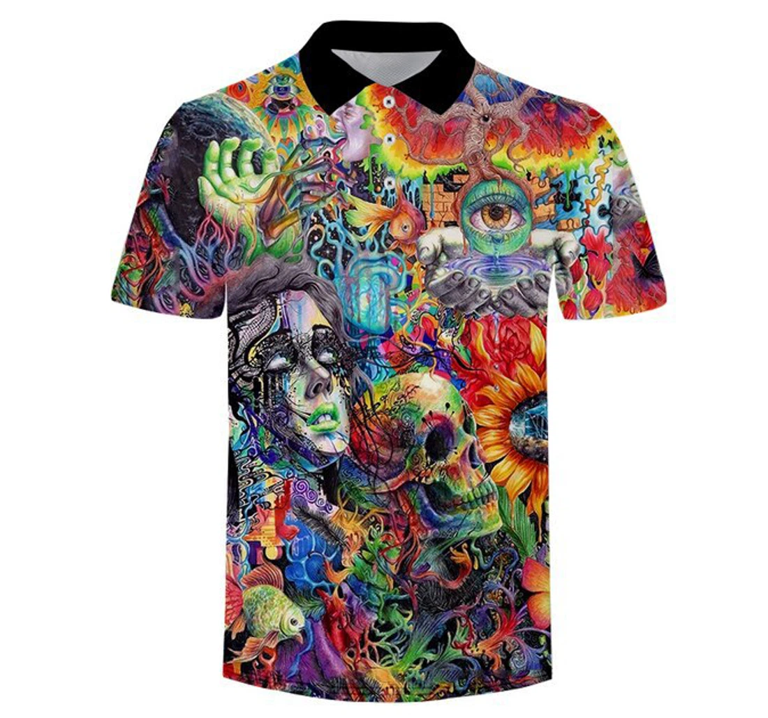 Personalized Skull For Po1399 - Polo Shirt