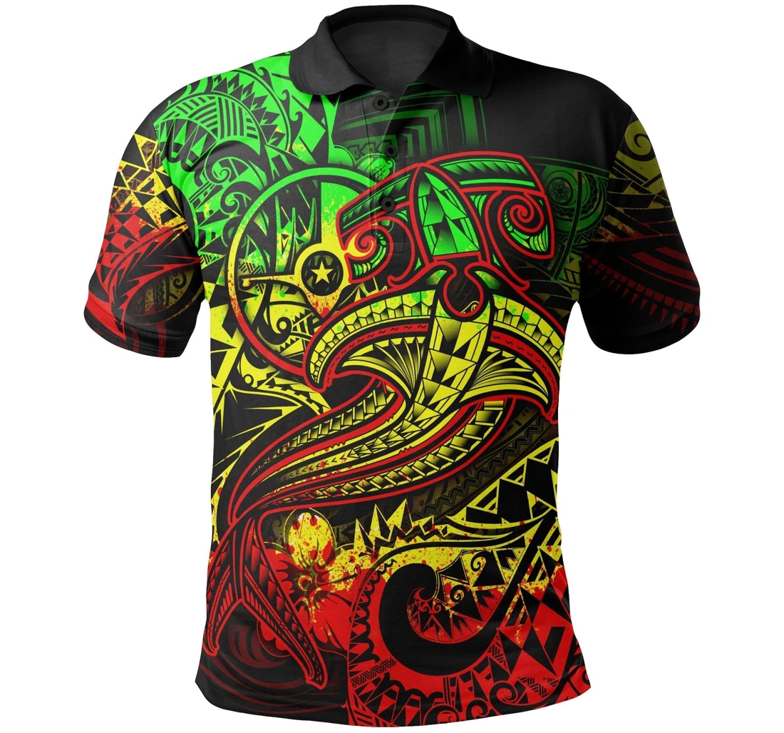 Personalized Reggae Shark For Po1320 - Polo Shirt