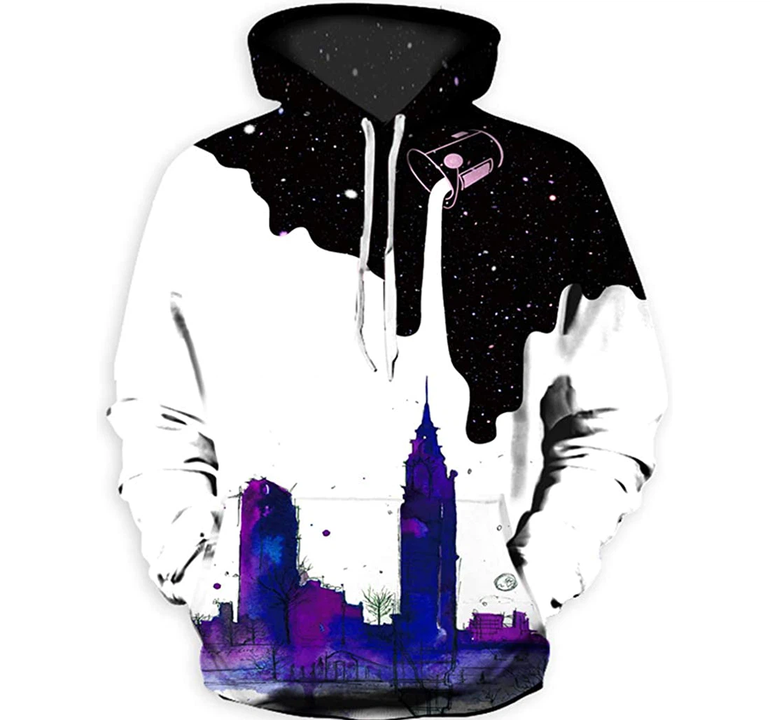 Personalized Men's Top Galaxy Pattern New - 3D Printed Pullover Hoodie