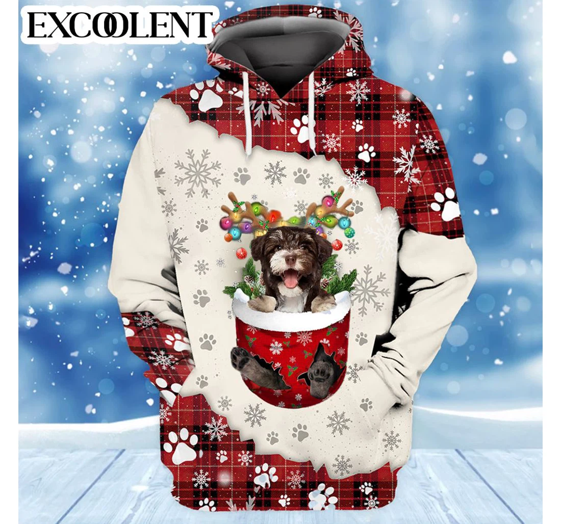 Personalized Havanese In Snow Merry Christmas Christmas Christmas - 3D Printed Pullover Hoodie