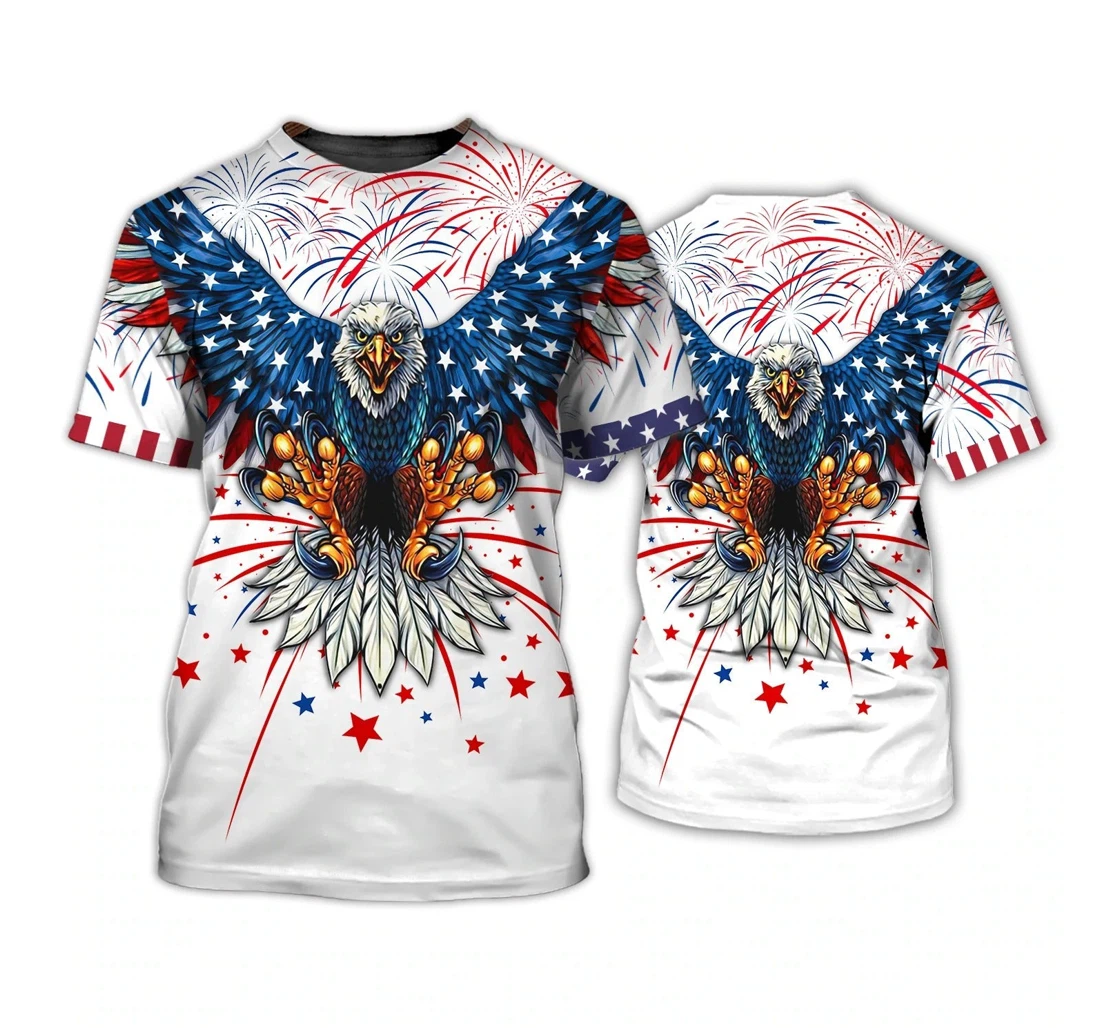 Personalized Independence Day Is Coming Ealge Bomber 4th July Pride American - 3D Printed T-shirt